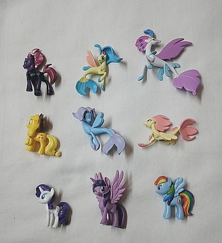 Litte pony figurines - figurines, ponies